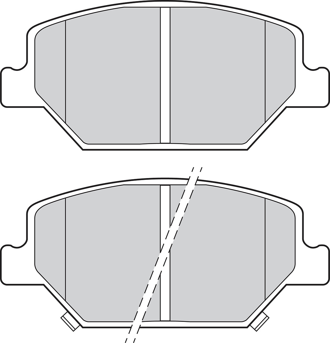 Jeu de 4 plaquettes de frein VALEO ref. 302884